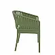Portofino/P Armchair Olive Green - Πολυπροπυλένιο - 58x58x80 cm Portofino/P Armchair Olive Green - Πολυπροπυλένιο - 58x58x80 cm