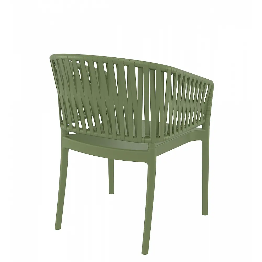 Portofino/P Armchair Olive Green - Πολυπροπυλένιο - 58x58x80 cm Portofino/P Armchair Olive Green - Πολυπροπυλένιο - 58x58x80 cm