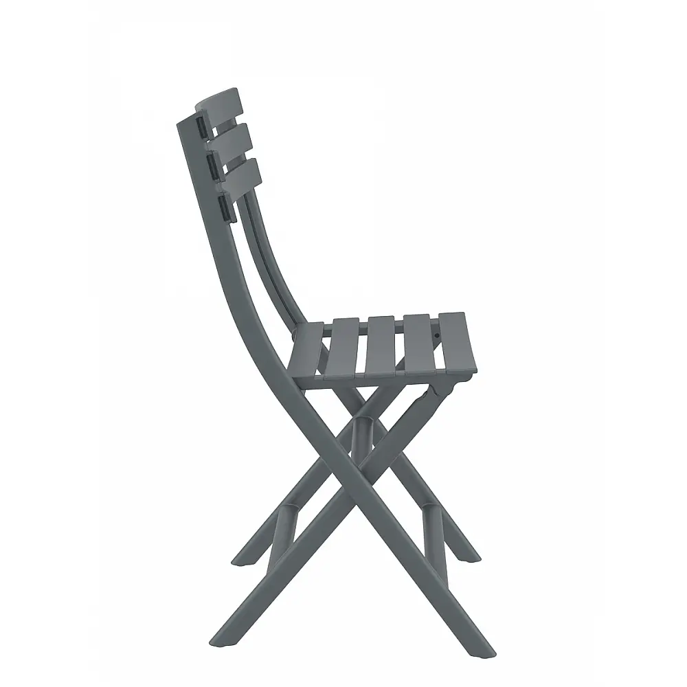 Helen/F Chair Dark Grey - Πολυπροπυλένιο - 47x42x83 cm