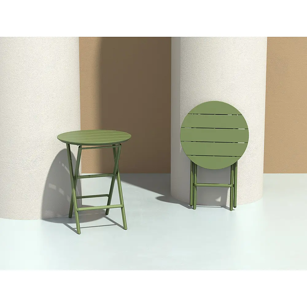 Helen/T-R60cm Folding Table White - Πολυπροπυλένιο - 60x60x74 cm Helen/T-R60cm Folding Table White - Πολυπροπυλένιο - 60x60x74 cm