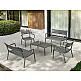 Paris/D Sofa Dark Grey - Πολυπροπυλένιο - 70x116x75 cm
