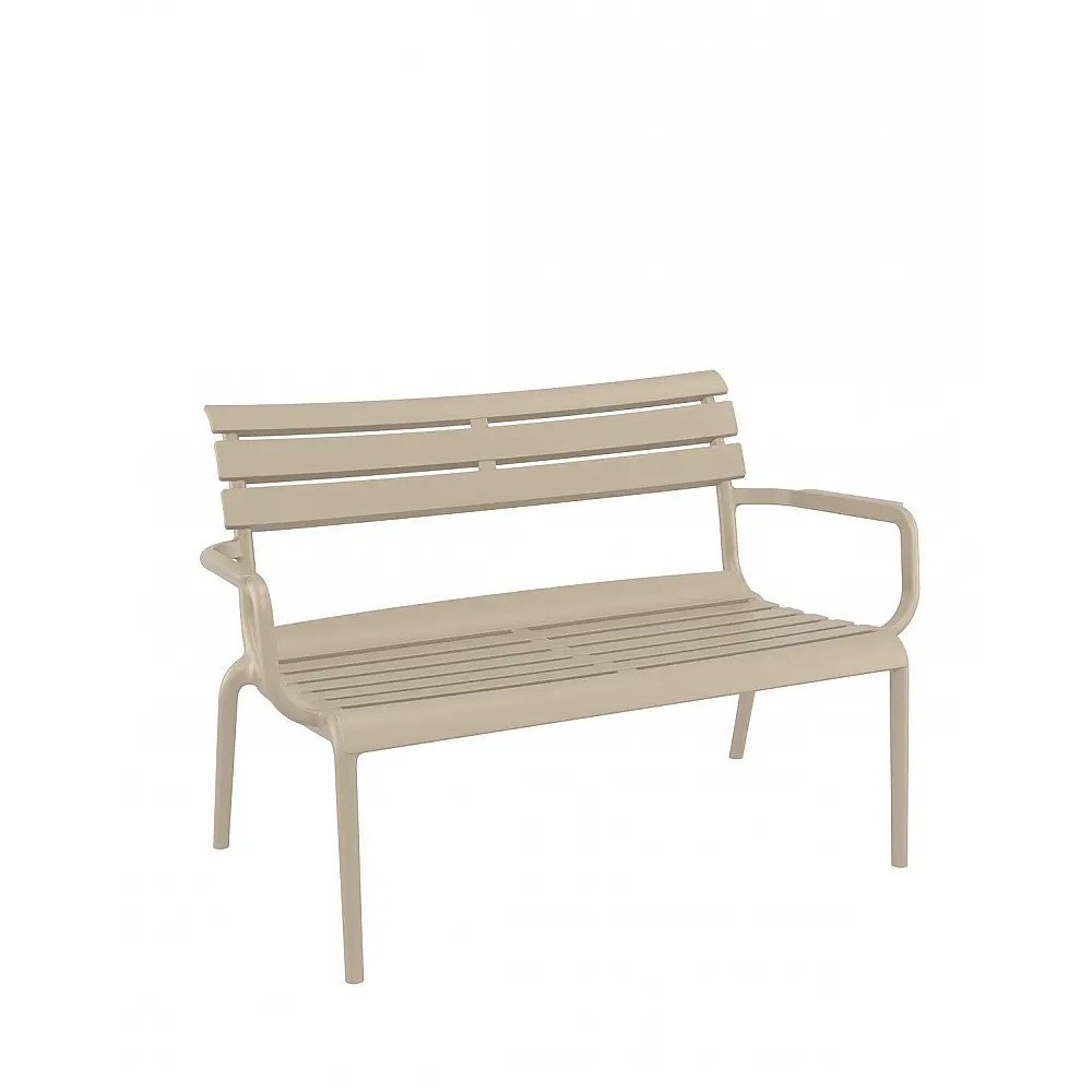 Paris/D Sofa Taupe - Πολυπροπυλένιο - 70x116x75 cm