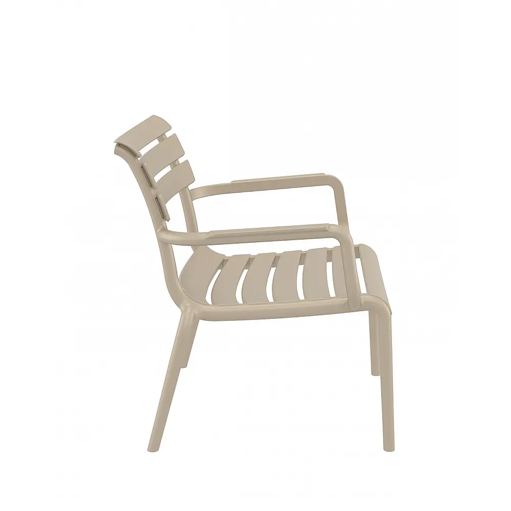 Paris/P-L Lounge Armchair Taupe - Πολυπροπυλένιο - 70x68x76 cm