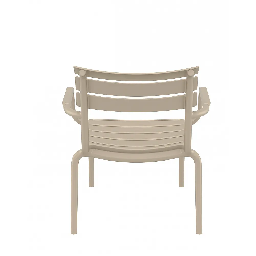 Paris/P-L Lounge Armchair Taupe - Πολυπροπυλένιο - 70x68x76 cm Paris/P-L Lounge Armchair Taupe - Πολυπροπυλένιο - 70x68x76 cm