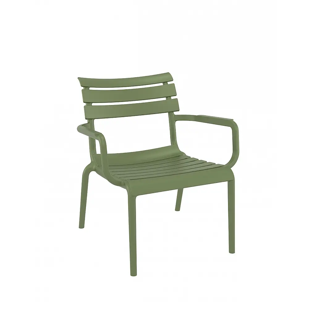 Paris/P-L Lounge Armchair Olive Green - Πολυπροπυλένιο - 70x68x76 cm