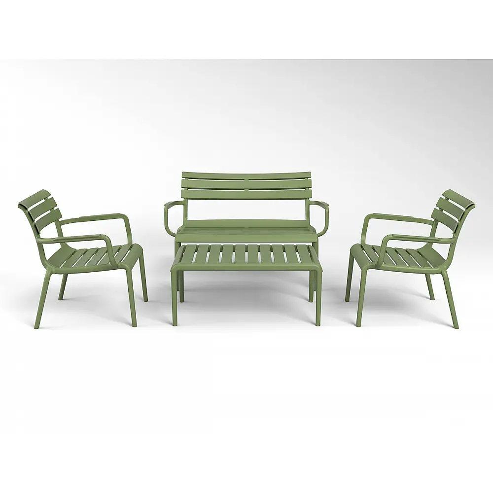 Paris/P-L Lounge Armchair Olive Green - Πολυπροπυλένιο - 70x68x76 cm Paris/P-L Lounge Armchair Olive Green - Πολυπροπυλένιο - 70x68x76 cm