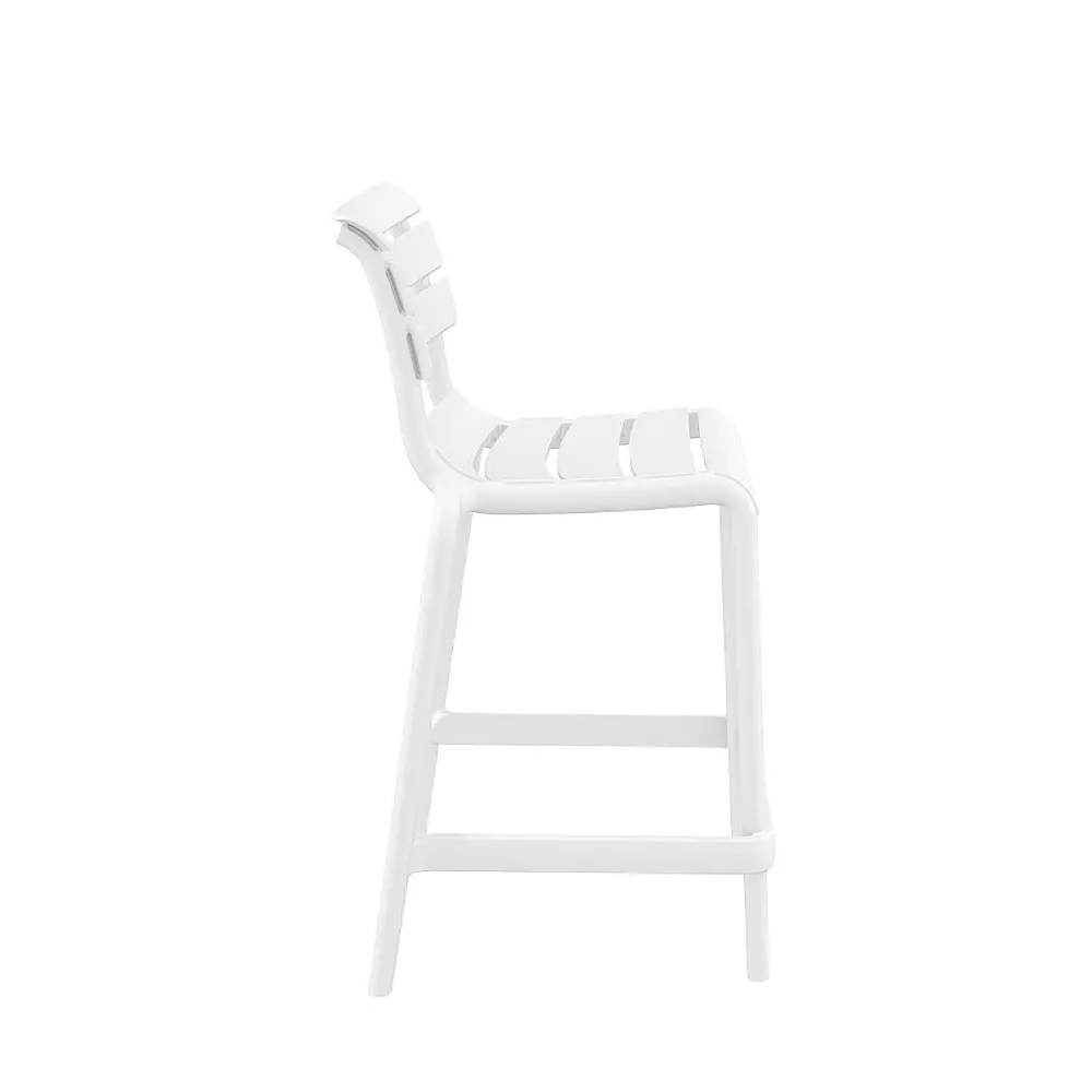 Helen/S-65 Barstool White - Πολυπροπυλένιο - 55x52x95 cm