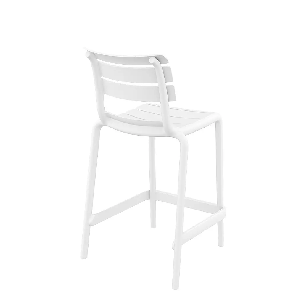 Helen/S-65 Barstool White - Πολυπροπυλένιο - 55x52x95 cm Helen/S-65 Barstool White - Πολυπροπυλένιο - 55x52x95 cm