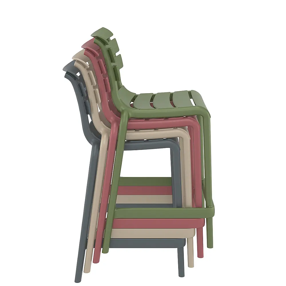 Helen/S-65 Barstool White - Πολυπροπυλένιο - 55x52x95 cm Helen/S-65 Barstool White - Πολυπροπυλένιο - 55x52x95 cm