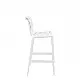 Helen/S-75 Barstool White - Πολυπροπυλένιο - 55x53x105 cm
