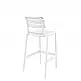 Helen/S-75 Barstool White - Πολυπροπυλένιο - 55x53x105 cm