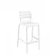 Helen/S-75 Barstool White - Πολυπροπυλένιο - 55x53x105 cm