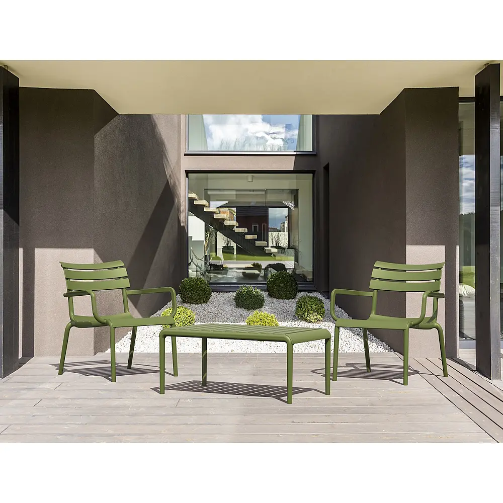 Paris/T-90x50xY.40cm Table Olive Green - Πολυπροπυλένιο - 50x90x40 cm Paris/T-90x50xY.40cm Table Olive Green - Πολυπροπυλένιο - 50x90x40 cm
