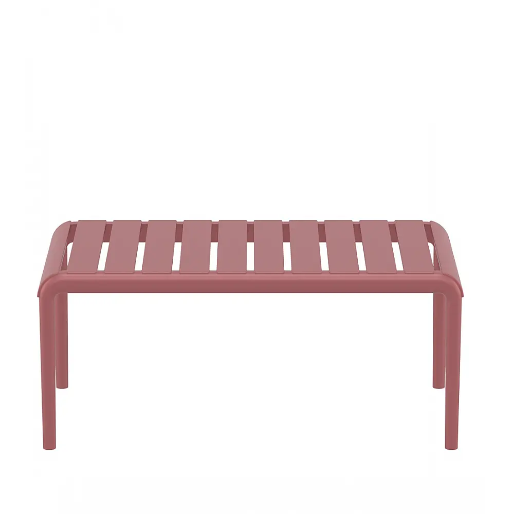 Paris/T-90x50xY.40cm Table Marsala - Πολυπροπυλένιο - 50x90x40 cm