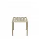 Paris/T-42x41xY.39cm Side Table/Footrest Taupe - Πολυπροπυλένιο - 41x42x39 cm