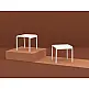 Paris/T-42x41xY.39cm Side Table/Footrest white - Πολυπροπυλένιο - 41x42x39 cm