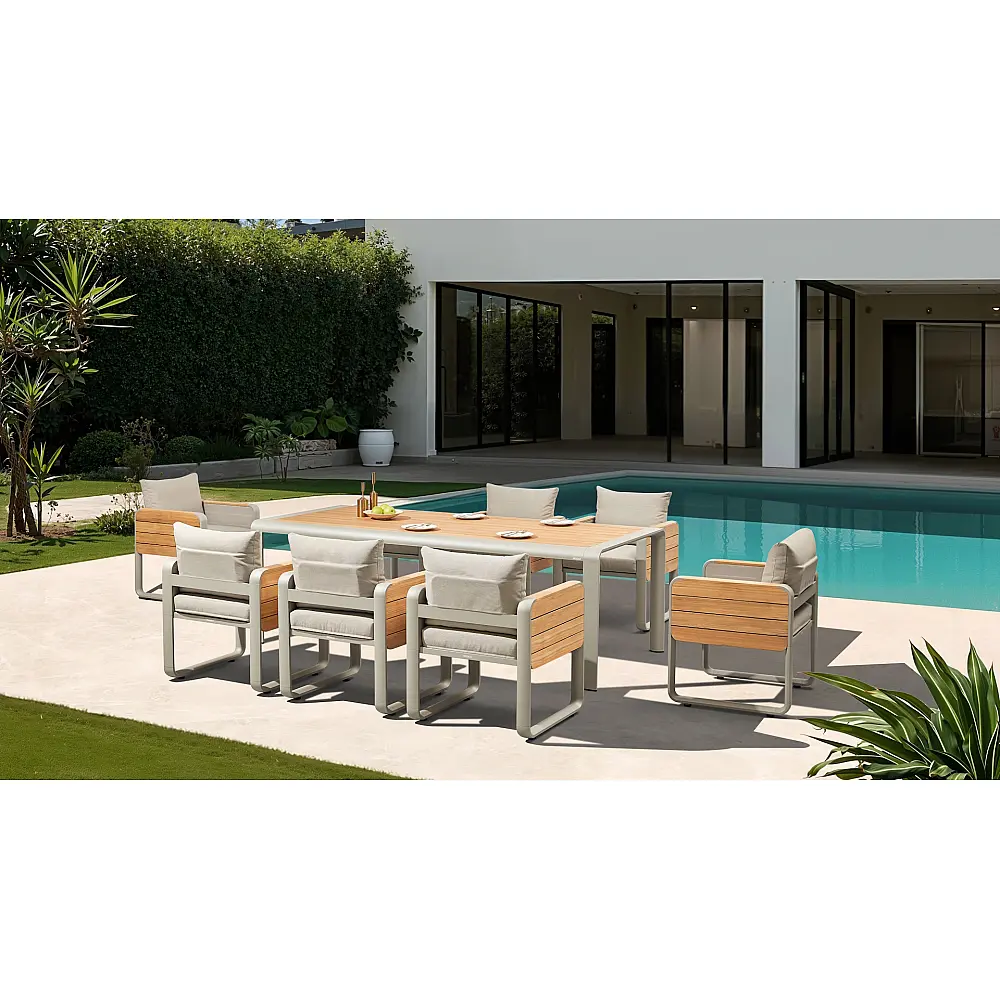 Nottingham/D9 Dining Set (207780) - Αλουμίνιο