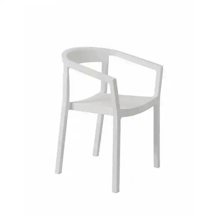 Peach White Armchair