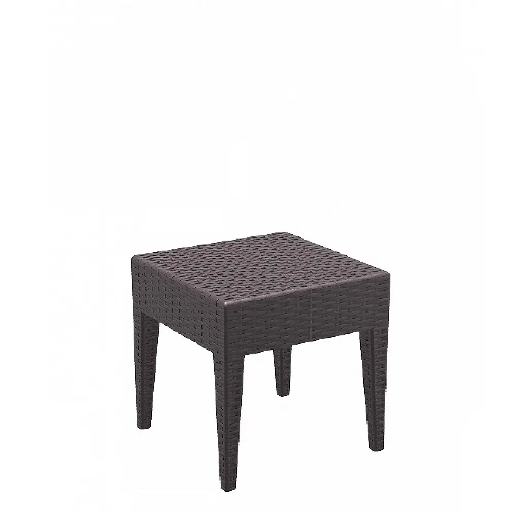 Ipanema Brown Table - Πολυπροπυλένιο - 45x45x45 cm