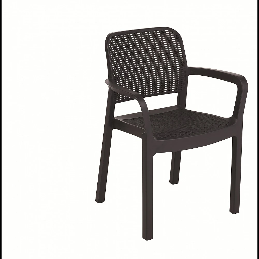 Samana Anthracite Armchair - Πολυπροπυλένιο - 58x53x83 cm