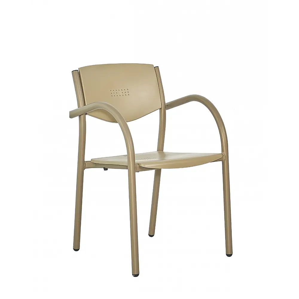 Orlando Cappuccino Armchair - Αλουμίνιο - 59x55x79 cm