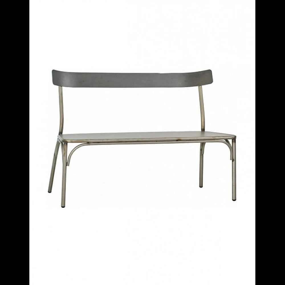 Cappuccino/D Sofa - Μέταλλο - 53x120x87 cm
