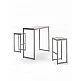 Ruba/S Barstool - Μέταλλο - 37x37x80 cm Ruba/S Barstool - Μέταλλο - 37x37x80 cm
