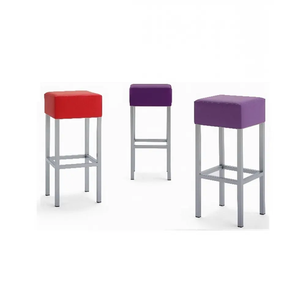 Barstool Kubic CAT.A - Μέταλλο - 32x32x81 cm Barstool Kubic CAT.A - Μέταλλο - 32x32x81 cm