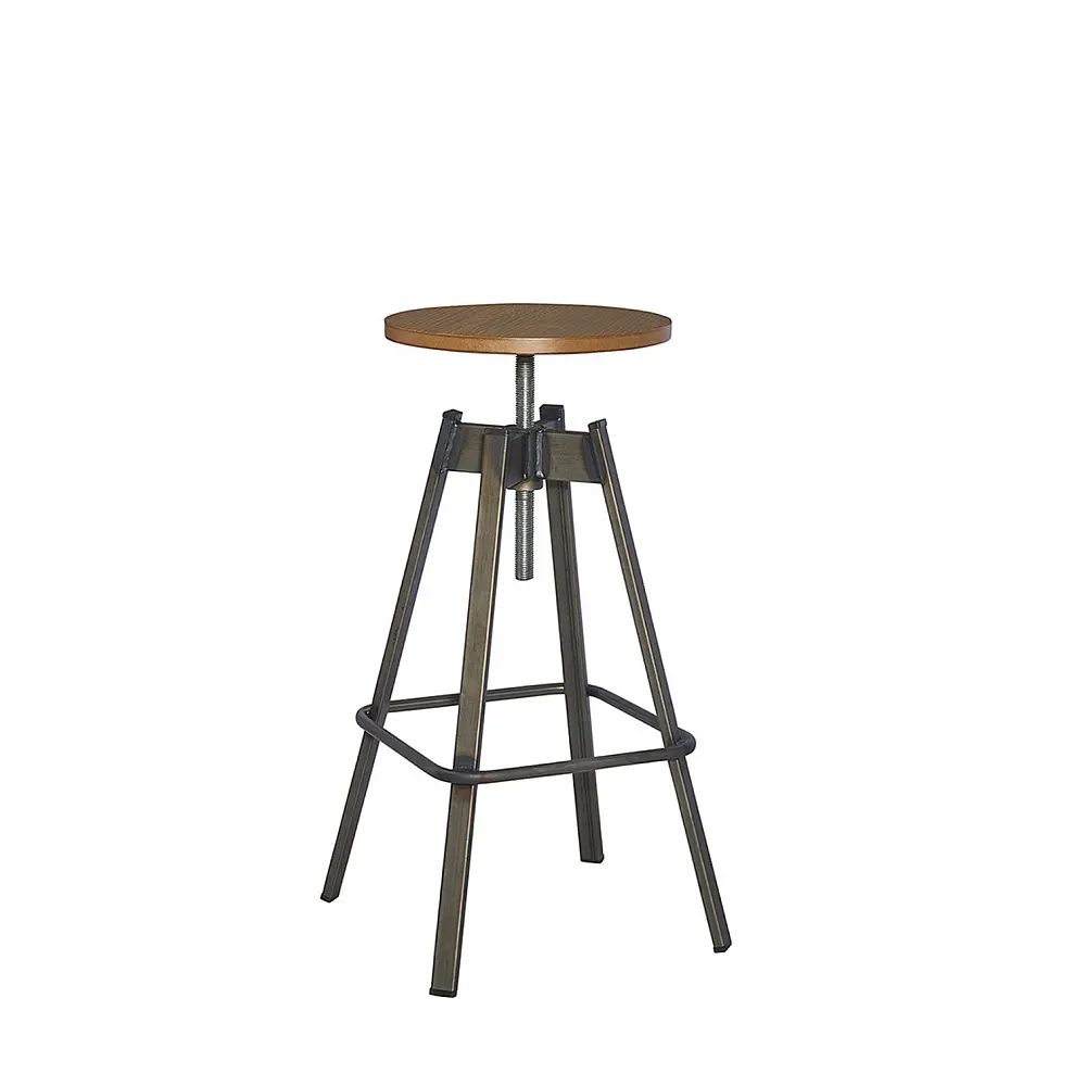 Barstool TN-494/W - Μέταλλο - 41x41x0 cm