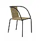 Oyster/P Armchair - Μέταλλο - 57x53x81 cm