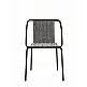 Oyster/P Armchair - Μέταλλο - 57x53x81 cm