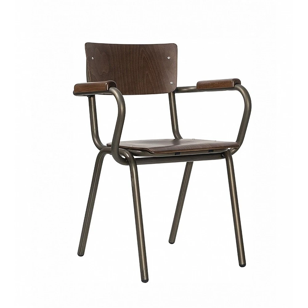 School/P-W Armchair - Μέταλλο - 48x57x83 cm