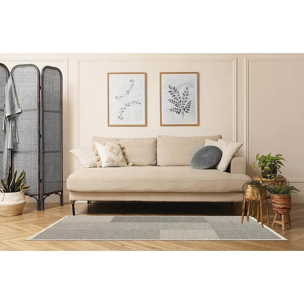ΧΑΛΙ ETHNIK  4526D GREY-ECRU - 133X190  NewPlan