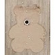 ΧΑΛΙ PUFFY FC5 TAUPE BEAR ANTISLIP - 090X110  NewPlan