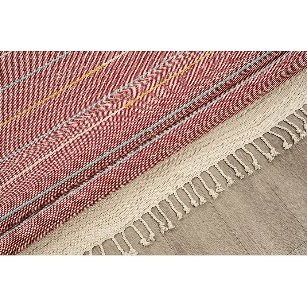 ΧΑΛΙ RIBELLA ΧΕΙΡΟΠΟΙΗΤΟ 400 RED - 133X190  NewPlan