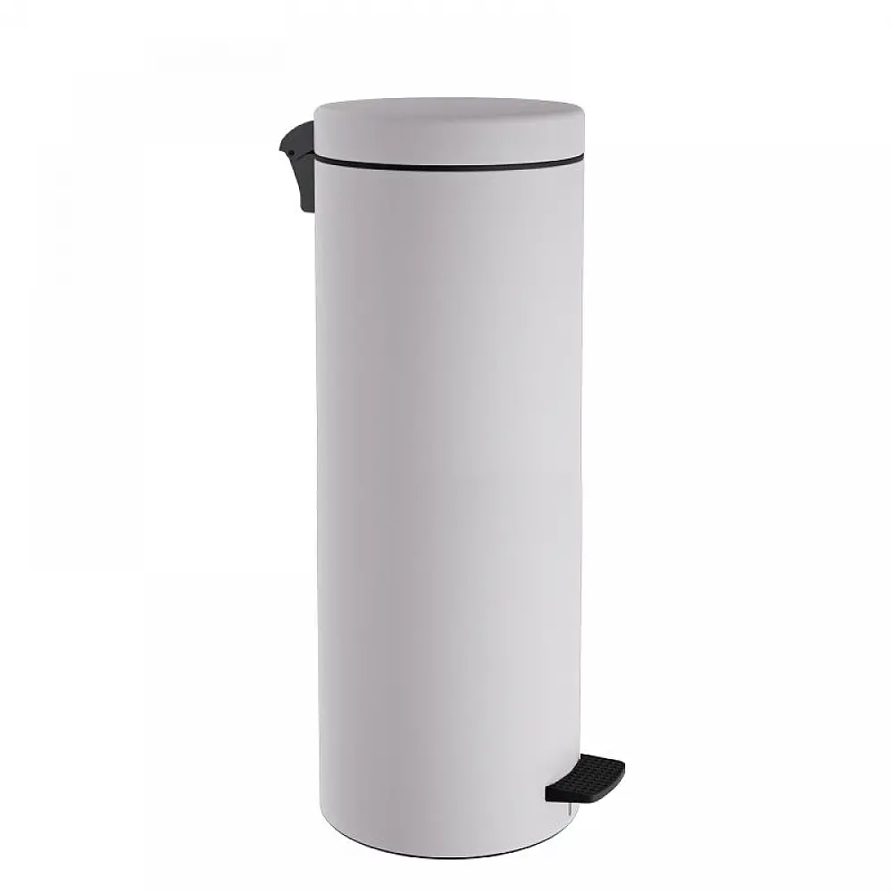 Χαρτοδοχείο 16 Lit Soft Close, No Inner Bucket - Matt White, Pam & Co, Ø20 x H55 (cm), 16-2053-033 Χαρτοδοχείο 16 Lit Soft Close, No Inner Bucket - Matt White, Pam & Co, Ø20 x H55 (cm), 16-2053-033