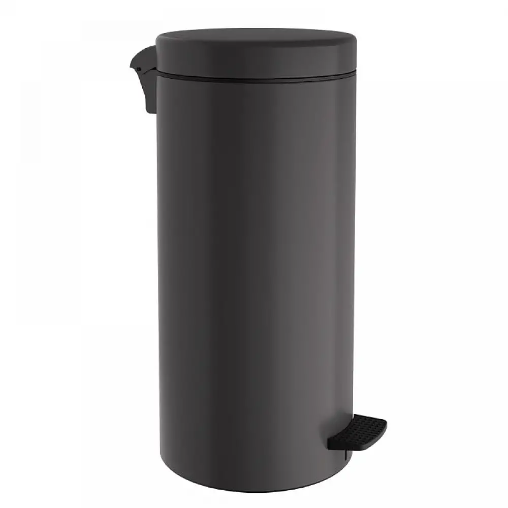 Χαρτοδοχείο 25 Lit Soft Close, No Inner Bucket - Matt Anthracite, Pam & Co, Ø25 x H55 (cm), 2553-113