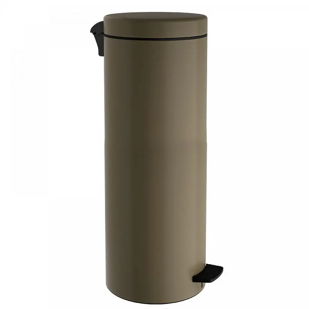 Χαρτοδοχείο 30 Lit, Soft Close - Matt Light Bronze, Pam & Co, Ø25 x H65 (cm), 2565-963