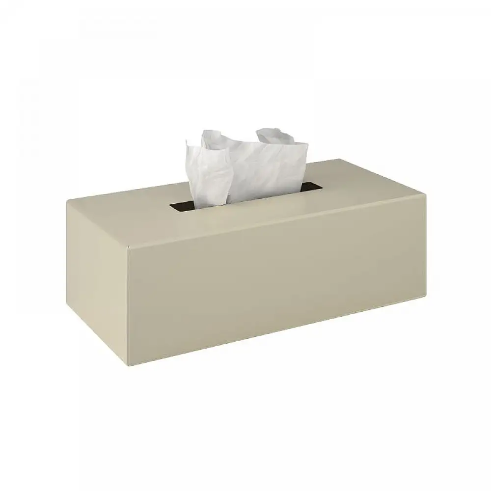 Επικαθήμενη / Επιτοίχια Θήκη Χαρτομάντηλων - Matt Ivory, Pam & Co, W25 x D13 x H7,5 (cm), 120-703