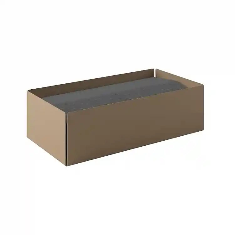 Θήκη Χειροπετσετών Ζικ-Ζακ - Matt Beige, Pam & Co, W25 x D13 x H7,5 (cm), 121-103