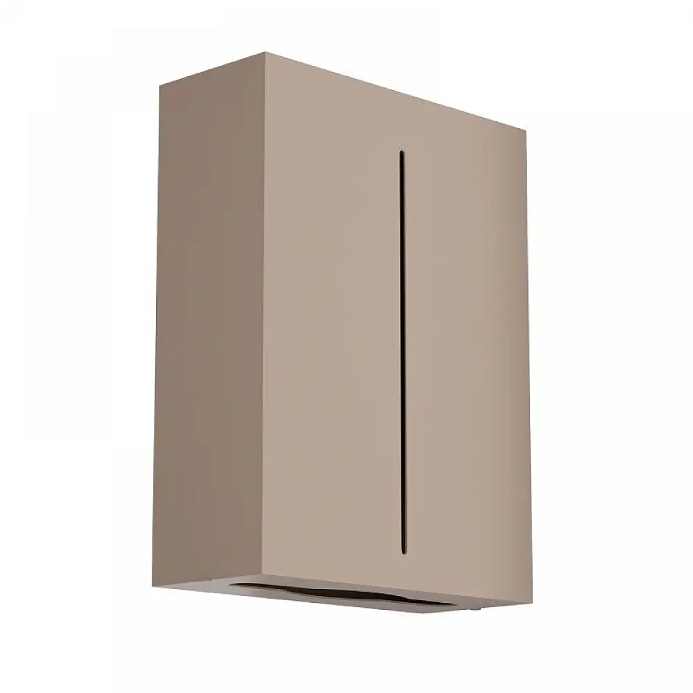 Επιτοίχια Θήκη για Χειροπετσέτες Ζικ-Ζακ - Matt Beige, Pam & Co, W28,5 x D10 x H37 (cm), 122-103