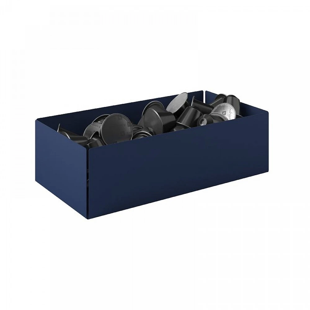 Θήκη για Κάψουλες - Matt Navy Blue, Pam & Co, W25 x D13 x H7,5 (cm), 117-203