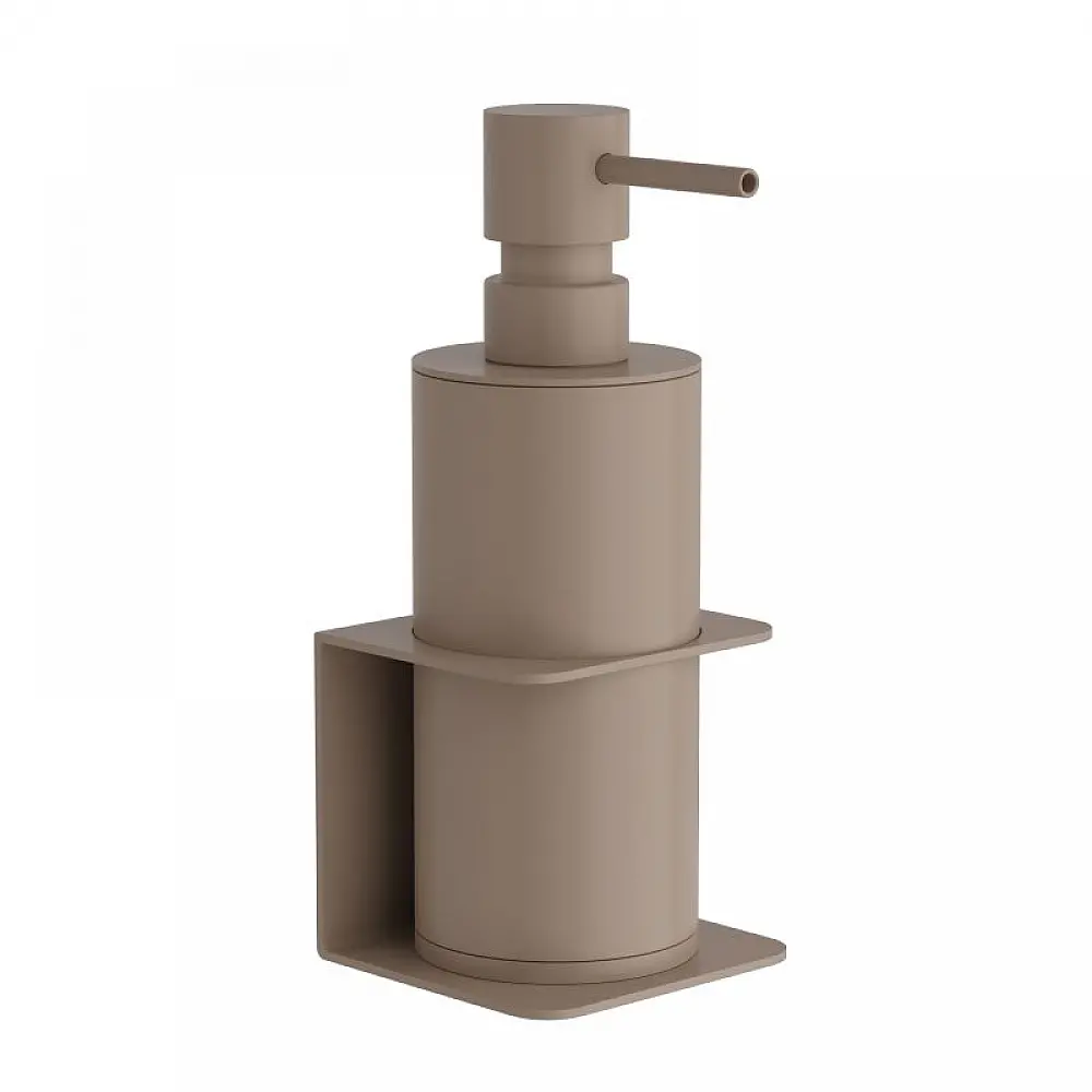 Επιτοίχιο Dispenser (350ml) - Matt Beige, Pam & Co, W7,5 x D7 x H19 (cm), 81-103 Επιτοίχιο Dispenser (350ml) - Matt Beige, Pam & Co, W7,5 x D7 x H19 (cm), 81-103