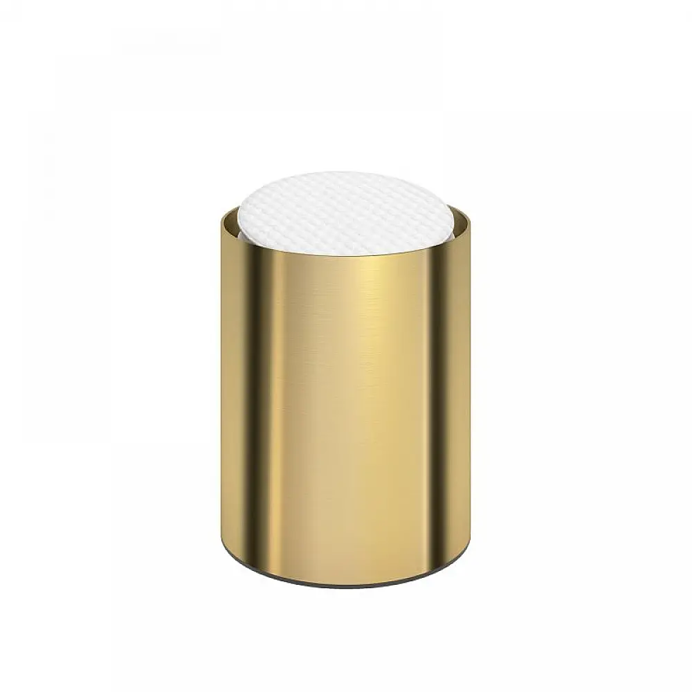 Θήκη Οργάνωσης - Brushed Gold, Pam & Co, Ø8 x H10 (cm), 93-023