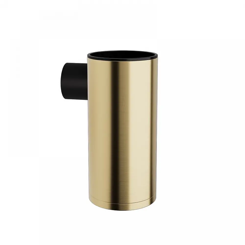 Επιτοίχια Ποτηροθήκη - Brushed Gold, Pam & Co, Ø6 x H12 (cm), 86-023 Επιτοίχια Ποτηροθήκη - Brushed Gold, Pam & Co, Ø6 x H12 (cm), 86-023