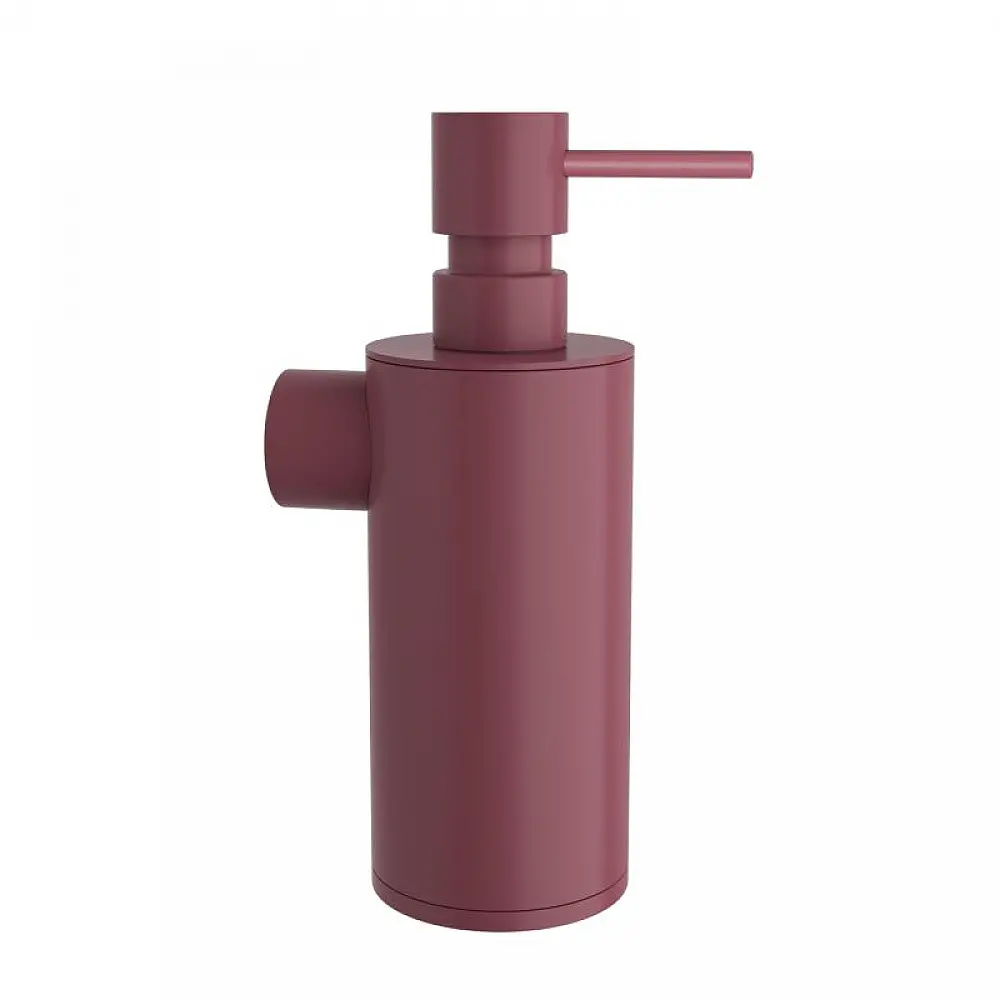 Επιτοίχιο Dispenser (350ml) - Matt Bordeaux, Pam & Co, Ø6 x H19 (cm), 87-153 Επιτοίχιο Dispenser (350ml) - Matt Bordeaux, Pam & Co, Ø6 x H19 (cm), 87-153