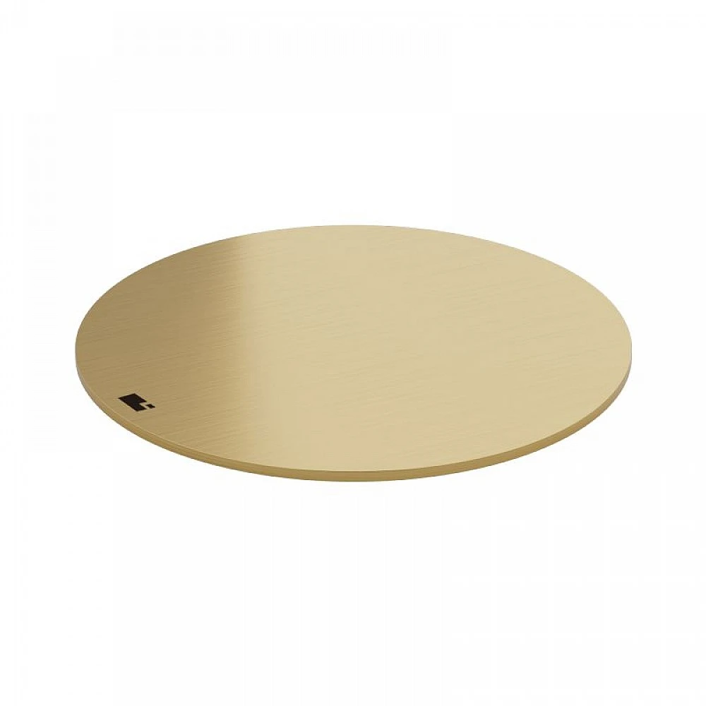 Διακοσμητικός Δίσκος - Brushed Gold, Pam & Co, Ø25 x H1 (cm), 525-023