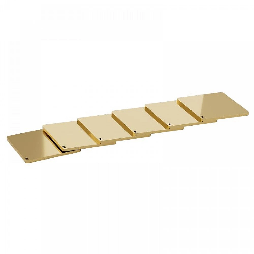 Σουβέρ (6 pcs) - Gold, Pam & Co, W10 x D10 x H0.4 (cm), 1010-024