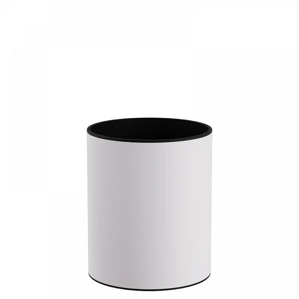 Καλάθι Γραφείου / Δωματίου 6 Lit - Matt White, Pam & Co, Ø20 x H24 (cm), 2024-033