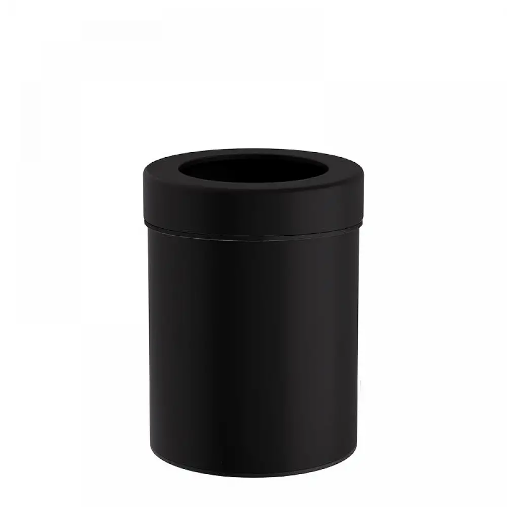 Καλάθι Γραφείου / Δωματίου 6 Lit - Matt Black, Pam & Co, Ø20 x H28 (cm), 2128-403